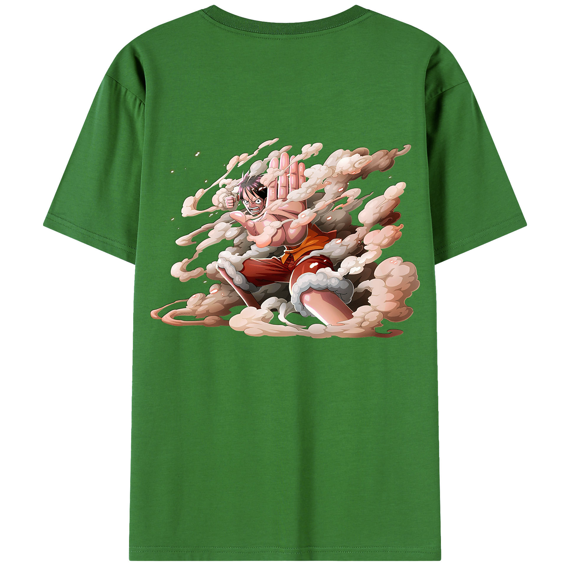 （画像用） ワンピース モンキー・D・ルフィ ONE PIECE Monkey D. Luffy レディース半袖Tシャツ(バックプリント)